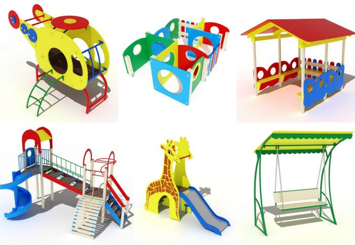 Игровое оборудование для детских площадок детского сада | ЭДУКИД